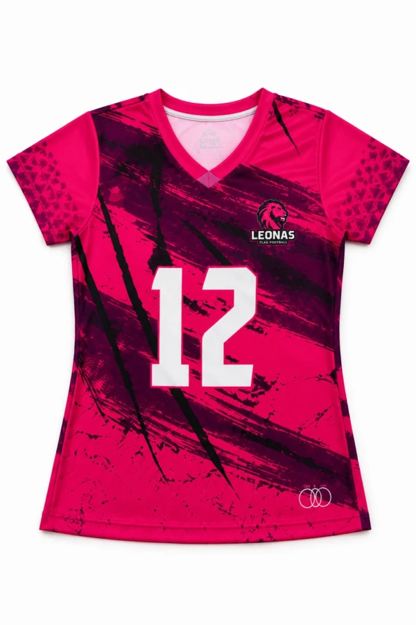 Playera sublimada cuello V para dama – Decreto